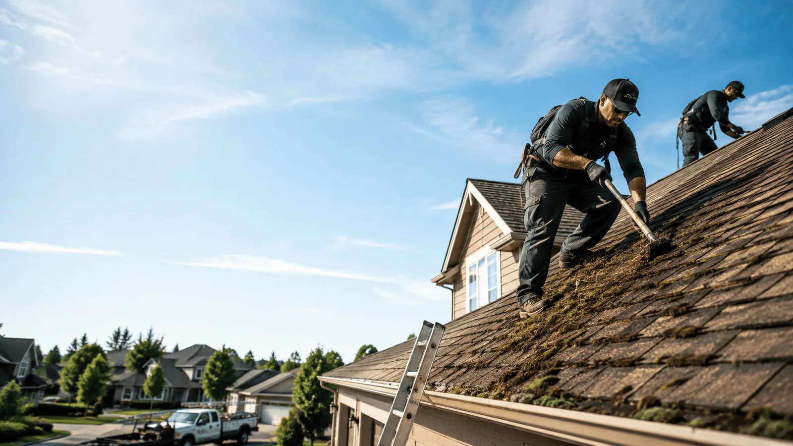 Roof Moss Removal in Ashland City, TN near me